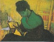 Vincent Van Gogh Woman reading a novel oil